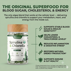 Paleora Spirulina + Chlorella Tablets
